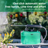 Battery Powered Garden Electric Sprayer - 1.32 Gallon/5L, USB Rechargeable, Handle with Telescopic Wand, 2 Mist Spray