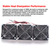 DIY Semiconductor Refrigeration Cooler 180W High Power Coog Device Trinuclear Thermoelectric Peltier