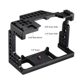 Andoer Cage Video Film Movie Making Stabilizer with Cold Shoe Mount for Sony A7II/A7III/A7SII/A7M3/A7RII/A7RIII Camera