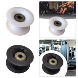 Rowing hine Bearing Wheel Accessory Heavy Duty Part Sturdy Pulley Rollers for Fiess Workout Gym Exercise Strength Training