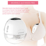 cmbear Wearable Hands Free Electric Breast Pump for Breastfeeding Levels Low Noise Comfort Milk Collector BPA-free