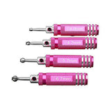 4Pcs Hard Steel 4.0/4.7/5.7/6.7Mm Ball Head Reamer Driver Repair Tools Kit For RC Model Tool