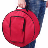 Compact Snare Drum Bag Backpack Case with Shoulder Strap Outside Pockets Musical Instrument Accessory Black