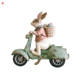 Resin Rabbit Originality Living Room Ornament Lucky Rabbit Resin Animal Ornament