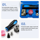 3/16” uto Remleiding Auto Brake e Tool Kit with Storage Box Stainless Steel Detachable Handheld Flaring Tools