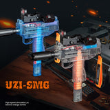 New Electric Soft Bullet Subhine UZI Model Shooting Toy Gun Pistol Outdoor Toys For Children Adults Best Gifts
