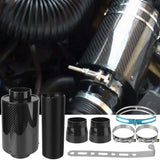 Fiber Box Car Air Filter Feed Enclosed Intake Induction Pipe Hose Universal Accessories Inlet/Outlet 76mm/3inch