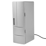Mini Usb Fridge Freezer Cans Drink Beer Cooler Warmer Travel Refrigerator Icebox Car Office Use Portable