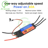 DIY Fan Modification Violent 30A 60A Brushless Motor Driver Bidirectional Unidirectional Self-starting Forward/Reverse