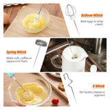 3 In 1 Wireless Milk Frother Handheld Foam Maker Lattes Coffee Whisk Mixer Foamer for Cappuccino Frappe Matcha Frothing Wand
