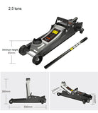 2.5Ton Ultra Low Position Single Pump Hydraulic Jack Car Suv Off-Road Auto Tire Replacement Lifting Repair Tool