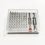 56 Assort Special Brand Watches Repairing Screwdriver Blades Tool Kit With Storage Base Clear Dust Cover For Watchmakers 3902