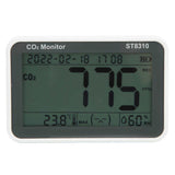 Carbon Dioxide Detector Air Quality Monitor High Accuracy for Hotel for Bedroom