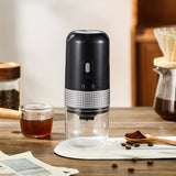 1pc, Electric Coffee Grinder, Adjustable Coffee Bean Grinder, Spice Grinder, One Touch Coffee Mill  Portable Ceramic