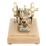 Eachine EM1 Micro Engine Model Brass Double Piston Complete STEM Engine Toys Collection Gifts