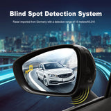 Automobile Bsd Bd Spot Detector Parallel Auxiliary System 24Ghz Microwave Radar Lane Change Safety Warning Parking Assist
