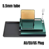 CRUSHER HK-2 Fully Automatic Tobacco Rolg hine for 6.5/8mm Tube Electric Cigarette Inject Roller Maker with Roll Tray Tool