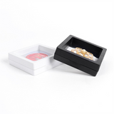 30 Pcs 3D Floating Display Frame Stand Storage Boxes for Jewelry Ring Earrings Coin Medals Challenge Medal Holder B