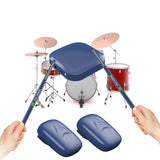 Set Portable Electronic Virtual Air Drum Drumstic Pedals Professional Gift for Adults Kids