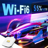H96 MAX M2 Android 13 Smart TV 1000M LAN RK3528 4G 64G 8K 2.4G&5G Wifi6 BT AV1 3D Google Voice Media Player Set Top Box
