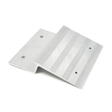 Truck Loading Ramp Kits - 8inch Aluminum Alloy Ramps with Bracket and Rubber Feet for Lawn Mower, Car, and Truck