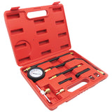 Fuel Pump Pressure Kit 0-100PSI Gas Injection Manometer Engine Gasoe Tester Tool Set