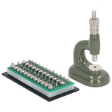 Repair Press Set Watch Back Case Closer Watchmaker Jewelg Tool Aluminum Alloy Green with 48Pcs Dies