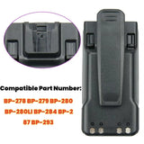 5PCS MB-133/BP-279 Belt Clip For IC-V88 IC-U88 IC-M25 ICOM A16 A25 F1000 F2000 F2100 F3400 Walkie Talkie