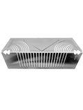 20-100 Square Tube Rounded Corner Ruler Two-way 45 And 90 Degree Marking Measure Multifunctional Drawing Tool