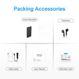 4-64GB Tiny Digtal Recorder Espia Mini Sound Portable Voice Activated Dictaphone Noise Reduce Recording MP3 Player