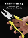 6 Inches Wire S Large Opening Stripping Industrial Grade Labor-saving Household Electrician Pliers