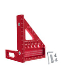 Woodworking Square Protractor Aluminum Alloy Miter Triangle Ruler High Precision Layout Measuring Tool for Engineer Carpenter