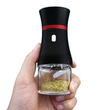 LTQ Electric Herb Grass Grinder with Glass Jar S Blade Cutting Tobacco Pipe Kitchen Spice Herbal Crusher Smoking Accessories