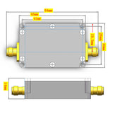 SBB5089 SZA2044 1G-3Ghz 1W RF Power Amplifier 40dB Gain Super RF2126 FOR For Ham Radio 1.2G 1.5G 2.4G GPS Wifi Bluetooth
