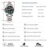 V3 PAGANI DESIGN New NH34 Automatic Mechanical Watches Men's Luxury Sapphire Glass 40MM Ceramic GMT Wristwatch 100M Waterproof