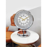 High-end light desktop dia bright shining countertop satellite radio wave desk clock, living room