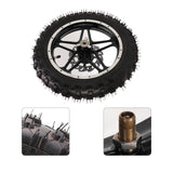 Front Wheel Tyre Long Service Life 2.5‑10 Front Wheel Assembly Durable Rubber Metal Wear Resistant High Friction for