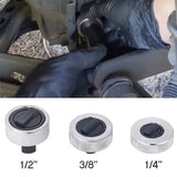 3 Pcs Mini Wrench Whole Steel Palm Socket Finger Reversible Ratchet Handle 1/4“ 3/8” 1/2” Drive