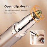 Electric Curler with Eyebrow Trimmer 2 in 1 Lash Perm Shaping and Lasting Curg Eyelash Clip Eye Brow Shaper Tools