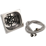 Washer,Stainless Steel Automatic Cup Washer Cleaning Bar Rinser Glass Rinser,Kitchen Sink Accessories