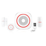 Smart System+Doorbell 3in1 P2P PIR Motion Detector Door Contact Home Security Alarm Sensor