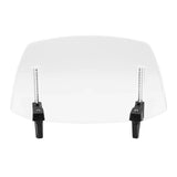 Universal Motorcycle Clear PC Windshield Adjustable Windscreen Harley Davidson Sportster Dyna For Honda Yamaha SuzukiCruiser