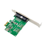 CH382L 1P PCI-E X1 DB-25 pin native industrial grade LTP1 parallel port expansion card