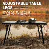 Aluminum Alloy Folding IGT Table with Adjustable Height and Carrying Bag - For Outdoor Camping, Picnic, Beach