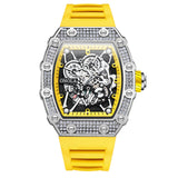 2022 New Fashion Diamond Design Watch Men's ONOLA Casual Waterproof Tape Quartz Watch Relogio Masculino Clock