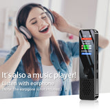 Digital Voice Recorder 64GB Activated Record Playback MP3 Music Player with Mic and Speaker 1536KBPS High Recording for kids