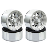 4Pcs Metal 1.9 Beadlock Wheels Rims For 1/10 RC Crawler Car Axial SCX10 II 90046 AXI03007 Traxxas TRX4 RC4WD D90