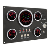Marine Gauge Cluster Panel Red LED IP67 Waterproof UV Resistant Voltage Display 0 To 120MPH Digital Gauge Cluster Set 0 To 5bar