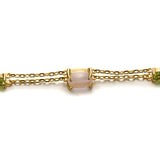 Jewelry Natural Crystal Double Layer Bracelet
