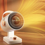 1pc, Electric Desktop Heater, Small Heater With Heating And Fan Modes, Household Mini Heating Fan Desktop Electric Heater Small Office Heater Cold And Warm Dual-use Heater For Home Office School Thanksgiving Halloween Christmas Wedding Birthday Gift